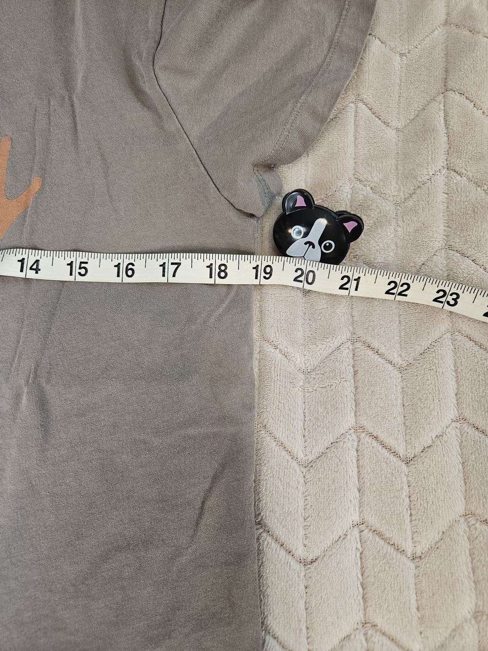Cotton Fifth Sun Womans Together Graphic Tee - Gray Brown with Multi-Tone Hands - Picture 5 of 5